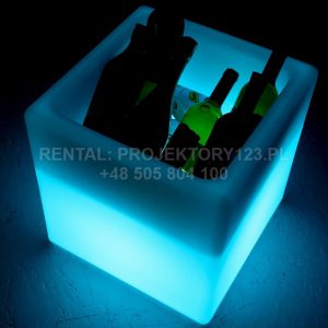 PROJEKTORY123 - podświetlanego kubika na lód (LED ICE BUCKET)