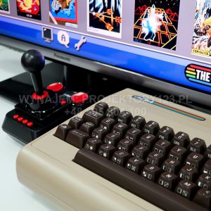 PROJEKTORY123 - wynajem Commodore C64, wynajem konsoli retro